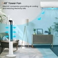 thumbnail image 7 of 48 Inch Tower Fan with Remote Control Quiet Bladeless Tower Fan, 7 of 7