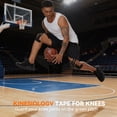 thumbnail image 3 of Kinesiology Tape for Knees, Precut Kinesiology Tape | Waterproof and Sweatproof | Blue , 32 PCS, 3 of 9