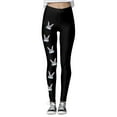 thumbnail image 1 of Gibobby Leggings Mujer Día Pascua para mujer Pantalones yoga cintura alta con estampado para mujer Leggings Medias Compresión Yoga Correr Fitness Leggings cintura alta Pantalones（Gris， L), 1 of 5