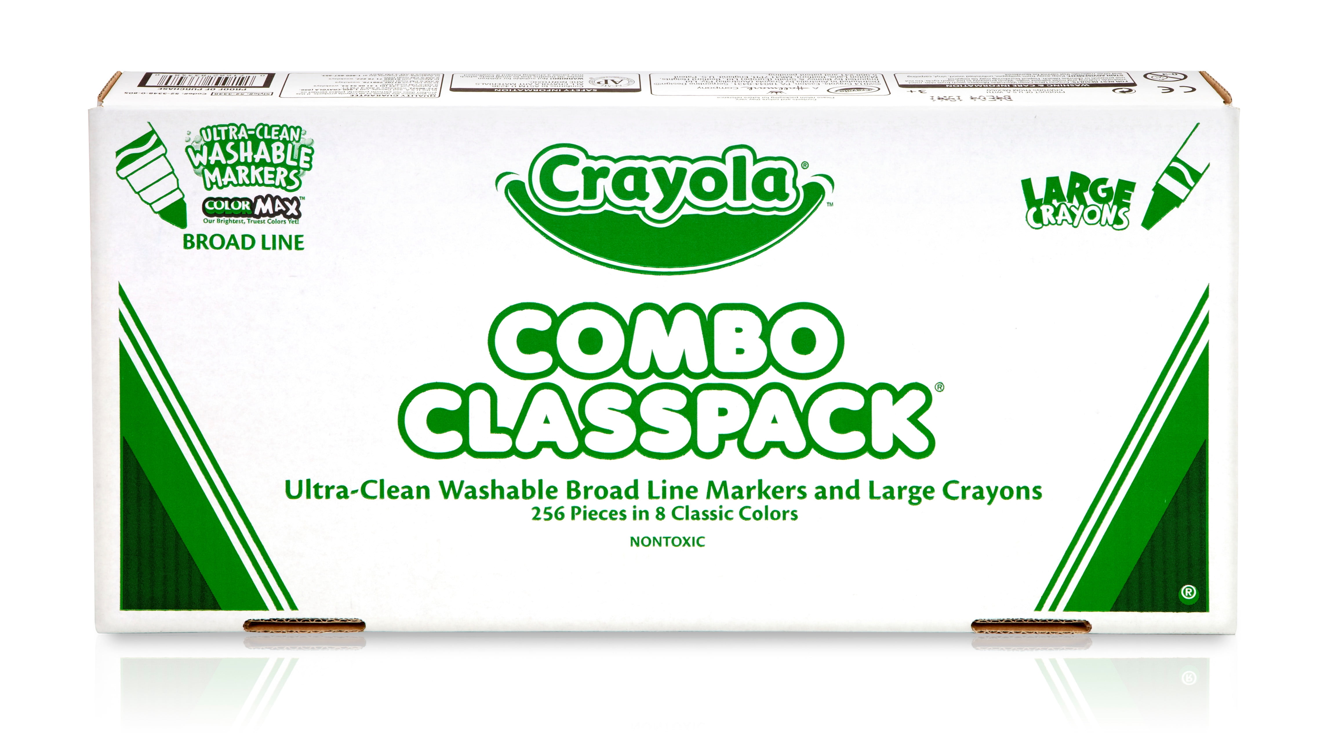 Crayola Ultra-Clean - Washable Large Crayons, 8 pieces, 1 set