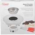thumbnail image 3 of Chocolate Fondue Maker- Deluxe Electric Dessert Fountain Fondu Pot Set with 4 Forks and Party Serving Tray, 3 of 6