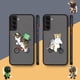 thumbnail image 2 of Matte Case for Samsung Galaxy S23 S22 S21 S20 S10 4G S9 Plus ULTRA 5G LITE Case Funda Coque Shell Cute Cat Cartoon Illustration, 2 of 5