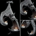 thumbnail image 4 of JIhuahe Resin Bat Candle Holder Wall Hanging for Horror Atmosphere Decor, Gothic Style Holiday Pendant Ornament Perfect for Spooky Theme Parties,Black, 4 of 8