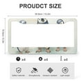 thumbnail image 3 of License Plate Frames Penguin Family License Plate Cover Front Plates Frames Car Tag Frame 2 Pack Penguin Love Gifts Metal License Plate Frame for Men/Women, 3 of 6