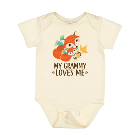 

Inktastic My Grammy Loves Me Fox Gift Baby Boy or Baby Girl Bodysuit