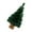 50, variant on Decorative Christmas Tree with Linen Base Green Desktop Decoration for Home Office Store Window Display Holiday