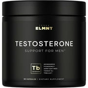 ELMNT 21,800mg Testosterone Booster for Men Male Enhance w. Tongkat Ali Horny Goat Weed+ Pre-Workout