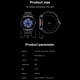 thumbnail image 4 of Pulsera inteligente LF28Pro Pulsera deportiva inteligente 1.28 '' TFT Pantalla táctil BT Llamada AI Asistente de voz Fitness Health Monitor Cuerpo de metal Varios diales IP67 a prueba de ag 1 1, 4 of 5