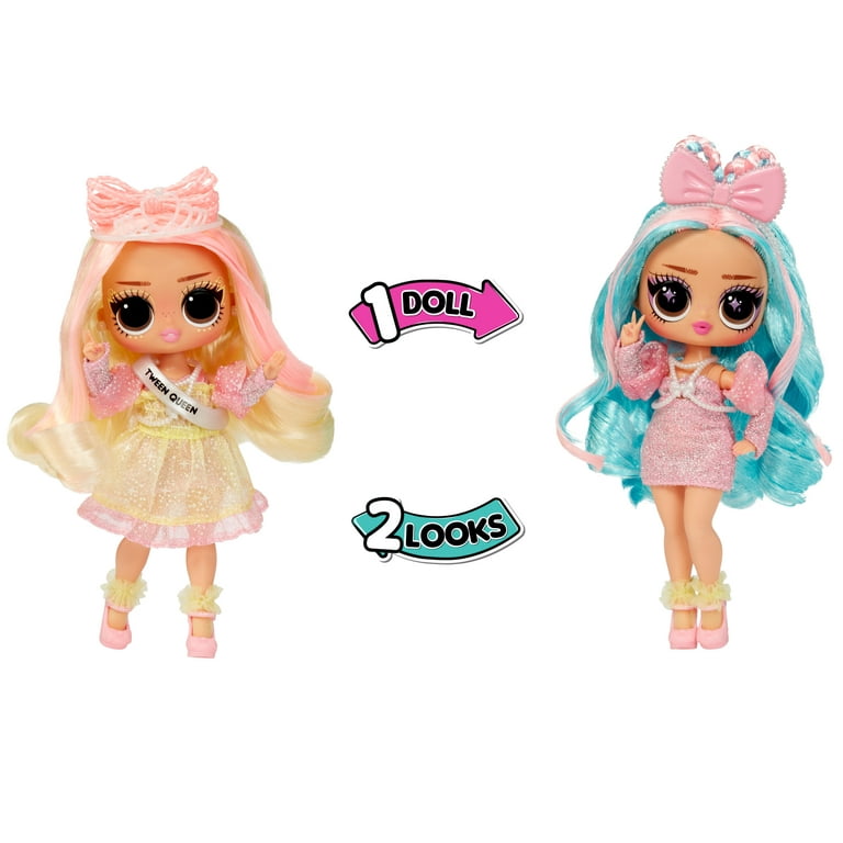 3pcs/lot Doll Wig For Lols Sisters 8cm Big Dolls Hair Wigs Girl