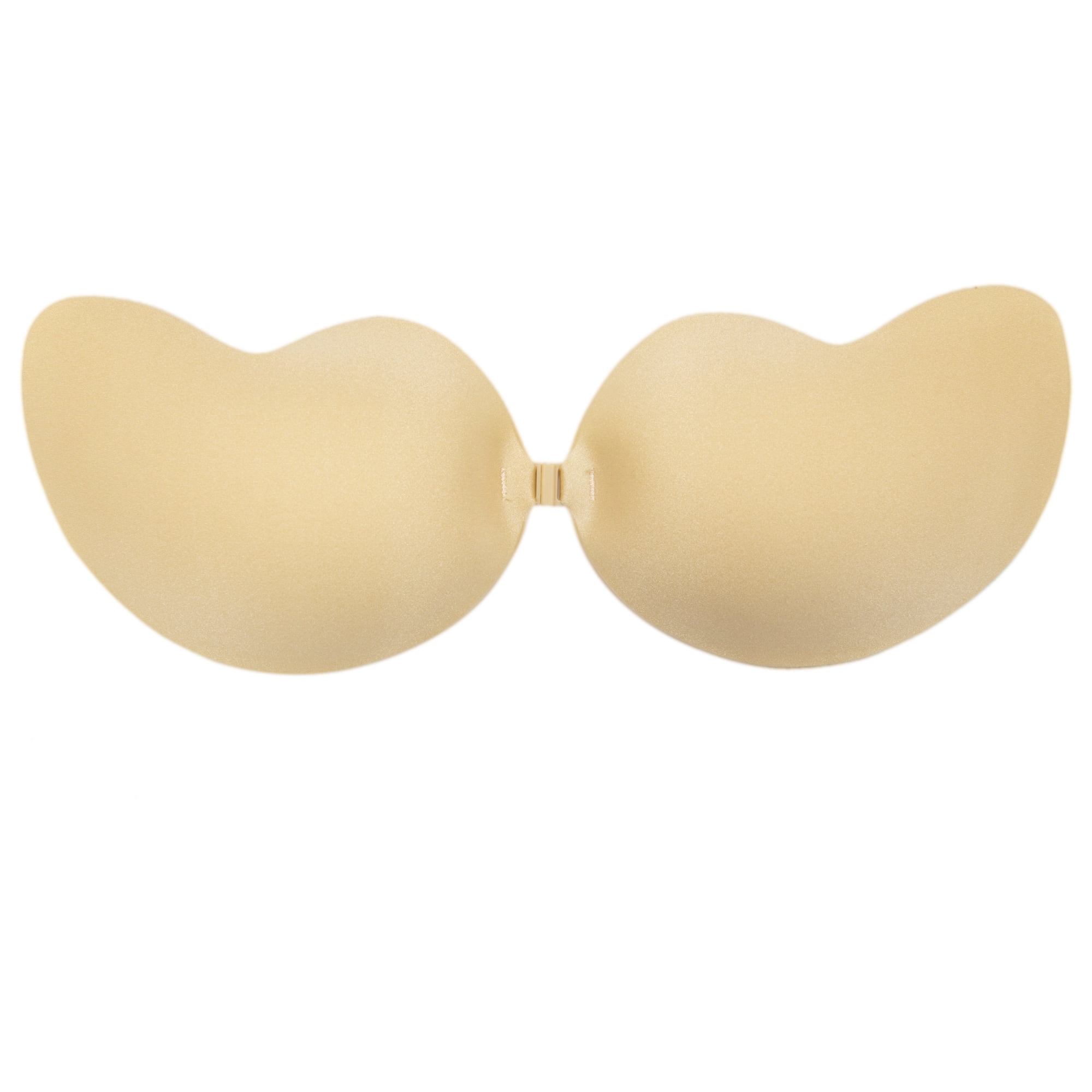 FUTATA Push Up Adhesive Bra Invisible Strapless Self Sticky Bra Lift Up