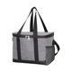 thumbnail image 1 of Bolsa de compras de almuerzo con aislamiento ajustable, bolsa de refrigerador de comestibles con doble cremallera reutilizable portátil, bolsa de Gris Gloria Bolsas de almuerzo, 1 of 9