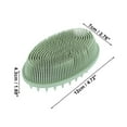 thumbnail image 4 of Unique Bargains Bath Brush for Shower 4.72"x2.76"x1.69" 1 Pc Green, 4 of 6