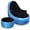 Blue, variant on with Armrest＆Ottoman, Blow Up Lounger Chair,Folding Air Chair for Adults,Inflatable Lazy Sofa Perfect for Rooms, Camping or Home(Without Pump)