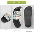 thumbnail image 7 of GZHJMY Stylish Slides for Women Men, Cute Doodle French Bulldog Soft Flexible Slip-on Sandals Slippers, 7 of 7