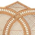 thumbnail image 5 of bali & pari Nerita Rattan Headboard Handwoven Wicker Panel Honey Queen Size, 5 of 5