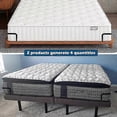 thumbnail image 4 of 2 Pcs Mattress Retainer Bar Keep Mattress Stopper From Sliding Slide Stopper To Prevent Sliding Mattress Gaskets Gripper, 4 of 4