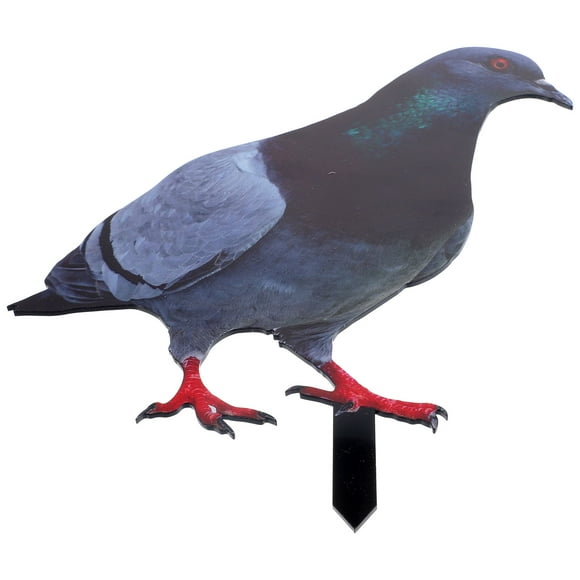 OULII Pigeon Deterrent Spikes Pigeon Yard Stake Acrylic 1Pcs Outdoor Feature