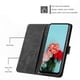 thumbnail image 4 of Striped Leather Phone Case with Lanyard for Note 30 Pro Models, 4 of 4