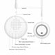 thumbnail image 3 of Methold Máquina de ruido blanco, altavoz de apagado automático con carga USB, portátil, de bolsillo, para habitación de bebé, sonido relajante para Electrónica, 3 of 6