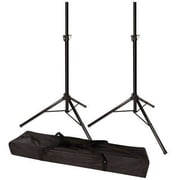 Kingdom 2 Pack Economy Speaker Stand with Carrying Bag | Raise Your Speakers to Ear Level