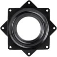 thumbnail image 1 of 4 Pcs Plaque de Roulement Rotative Carrée pour Table Paresseuse (Noir) 71mm, 1 of 3