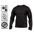 thumbnail image 4 of Rothco Gen III Silk Weight Underwear Top - Black, Large, 4 of 4
