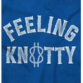 thumbnail image 2 of Feeling Knotty Naughty Rope Humor Unisex Plus Fleece Graphic Hoodie Brisco Brands 5X, 2 of 5