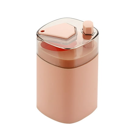 

WGOUP Creative Automatic Pressing Toothpick Box Household Living Room Toothpick Jar Pink(Buy 2 Get 1 Free)