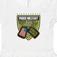 thumbnail image 4 of Inktastic Proud Military Niece Gift Girls Toddler Dress, 4 of 5