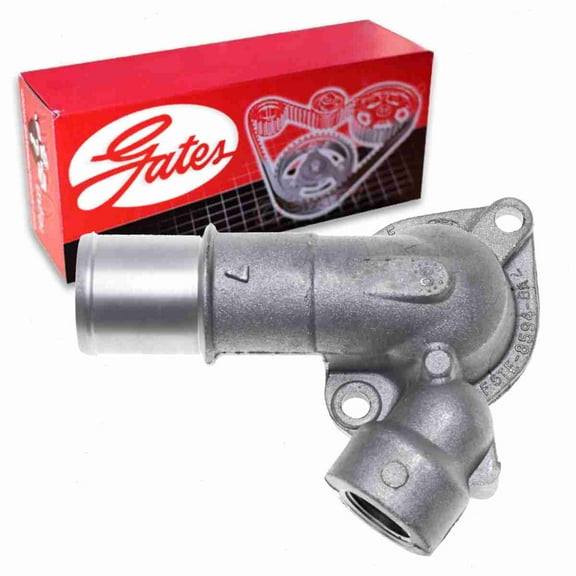 Gates Engine Coolant Water Outlet compatible with Ford F-150 4.9L L6 1990-1996