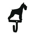 thumbnail image 2 of Village Wrought Iron WH-242-S Small Wall Hook - Schnauzer - Black, 2 of 2