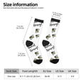 thumbnail image 2 of Disketp Gnome Sweet Honey Unisex Crew Socks Lightweight Breathable Ventilation Ankle Socks, Mid-calf socks for Daily, 2 of 6