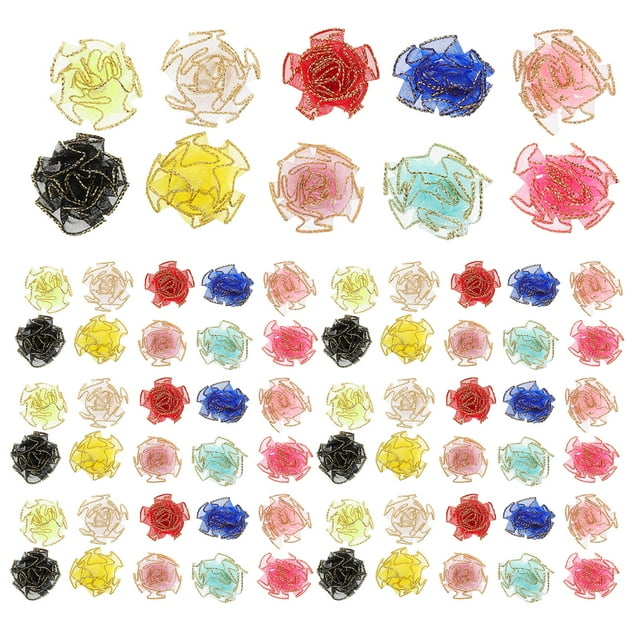 WEUVEB 150Ud Cabezas De Flores Artificiales De Clavel En Malla Para Y Manualidades