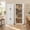 White, variant on Kitchen Pantry Cabinet,Freestanding Pantry Storage Cabinet with 2 Doors and Shelves,60.6" Cupboard,Modern Cabinet for Bathroom,Dining Room,Living Room,Black
