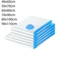 thumbnail image 2 of Bgsha Transparent Vacuum Bag Folding Compressed Space Saving Clothe Storage Multi Size, 2 of 5