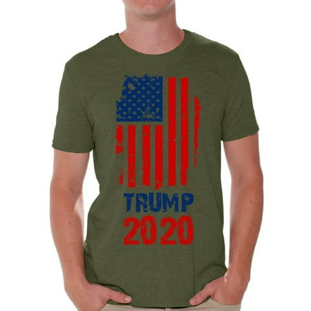 Awkward Styles Trump Flag 2020 Tshirt for Men Donald Trump T Shirt Political Shirts Gifts for Republican Men USA Trump Men's Tshirt American Trump Flag Gifts 2020