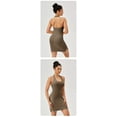thumbnail image 3 of Women's Tight Sports Backless Dress Yoga Tennis Fitness Running Stretch Skirt, 3 of 3