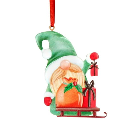 

Christmas Resin Funny Pendant Elk Couple Pendant Window Wall Door Decoration New