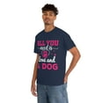 thumbnail image 4 of All you need is Love and a Dog Unisex Heavy Cotton Tee S-5X, 4 of 9