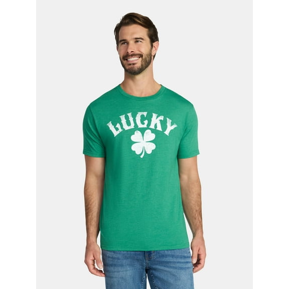 St. Patrick's Day Men's Graphic Tee from Way to Celebrate, Sizes XS-5XL