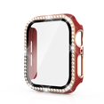 thumbnail image 1 of Funda de cristal brillante para Apple Watch, Protector de pantalla para iwatch series 7, 3, 8, 5, 6, SE, 45mm, 41mm, 40mm, 44mm, 42mm, 38mm, parachoques de diamante, 1 of 4