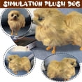 thumbnail image 1 of Xihbxyly Ventas y Promociones Simulación de Modelo de Perro, Juguetes Peludos, Decoración, Regalos para Niños, 1 of 7