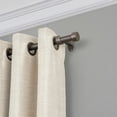 thumbnail image 4 of Elrene Home Fashions Serena Single Curtain Rod with Contemporary Cap Finial, Antique Pewter, 28" x 48", 4 of 8