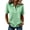 Light Green, variant on Polo Shirts For Women Three Buttons Short Sleeve Collared Golf Shirts Womens Summer Relaxed Fit Breathable Tops Casual V Neck Business Blouses
