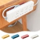 thumbnail image 1 of Soporte autoadhesivo para regletas • Organizador de gestión de cables • Soporte de pared ABS para escritorio, cocina, oficina - blanco, amarillo, azul, rojo, 1 of 8