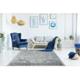 thumbnail image 2 of Ladole Rugs Atlantis Persian Design Bordered Style European Durable Blue and Grey Indoor Area Rug Carpet, 7x9 (6'7" x 9'2", 200cm x 280cm), 2 of 6