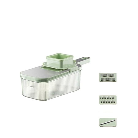 

Hwuxmo Versatile Multifunctional Grater With Six Cutting Tools Round Vegetable Chopper Comes With A Container Useful Food Chopper Efficient Vegetable Chopper With Clearance C