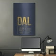 thumbnail image 5 of Luxe Metal Art 'DAL ATC' by O8 Left, Metal Wall Art, 24"x36", 5 of 9
