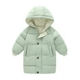 thumbnail image 4 of Godderr 1-10T Kids Toddler Boys Girls Winter down Jacket,Warm Puffer Winter Coats Thickened with Hoodie Winter down Jacket for Boys Girls, 4 of 6