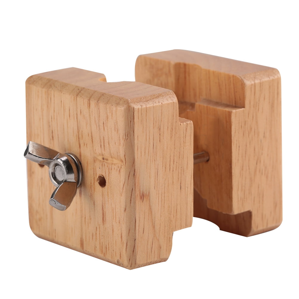 LYUMO LYUMO Professional Wooden Watch Case Holder Block Vise Clamp